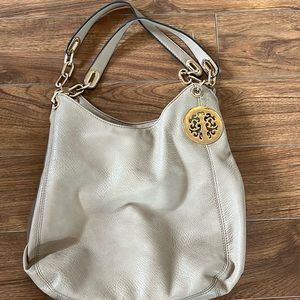 Taupe shoulder bag